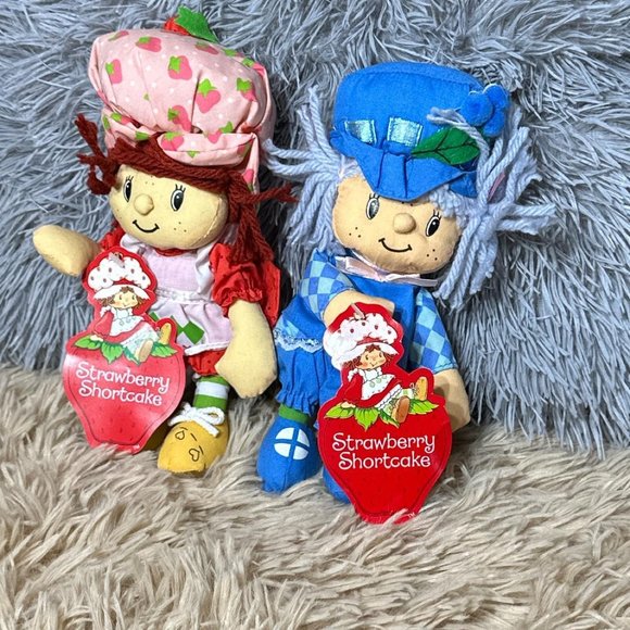 2003 STRAWBERRY SHORTCAKE AND BLUEBERRY MUFFIN Plush - Picture 3 of 6